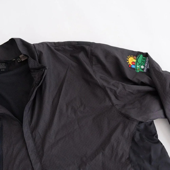 North End Graphite Gray Half Zip Waterproof Nylon Golf  Pullover Jacket M - Picture 11 of 13